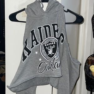RAIDERS cropped sweatshirt